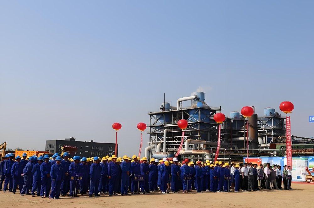 山东海化股份有限公司小苏打厂20 万吨 / 年小苏打项目顺利建成。